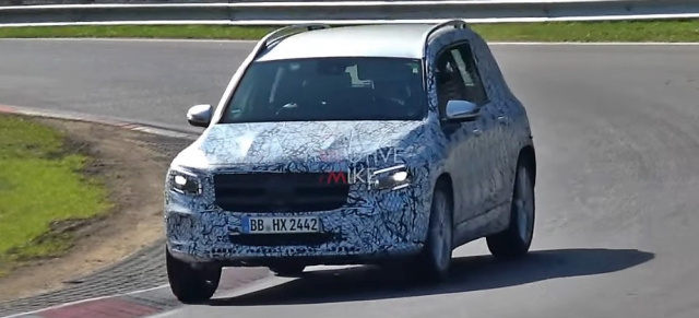 Mercedes-Benz auf frischer Fahrt erwischt: Spy-Shot-Video vom Nürburgring: GLB grüßt aus der grünen Hölle