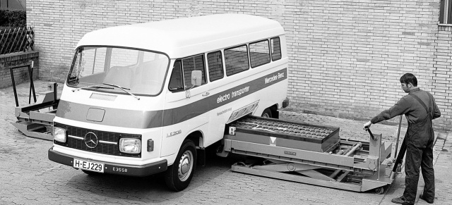 Elektromobilität anno 1972: Vor 45 Jahren: Der elektrisch angetriebene Mercedes-Benz Leichttransporter LE 306.   