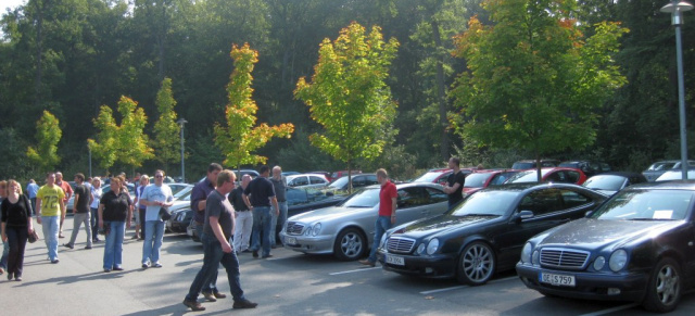 9.Mai: 5. CLK-Treffen, Haltern: Die Coupes und Cabriolets der Baureihen W208 und W209 treffen sich