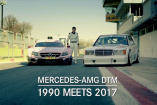 DTM und Mercedes: 1990 meets 2017 - Tradition trifft Gegenwart: DTM Mercedes--Vergleich: Mit Maro Engel und Karl Wendlinger in Vallelunga (Video)