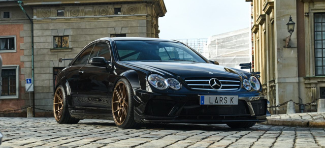 Mercedes-Benz CLK‭ ‬63 Black Series  Tuning: Großartig gelungen: CLK 63 AMG von Lars K auf 20-Zöller von Ferrada 