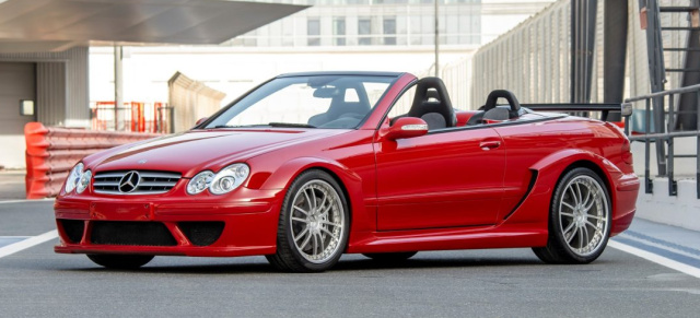 Feuer. Frei: 2007er Mercedes-Benz CLK DTM AMG Cabriolet: He‘s got the Lack to look: CLK DTM mit seltener Gabe der Farbe