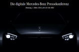 Weltpremiere der neuen E-Klasse // Dienstag, 3. März 2020, ab 8.45 Uhr MEZ: E-Klasse Livestream: Die digitale Mercedes-Benz Pressekonferenz zum Genfer Automobilsalon