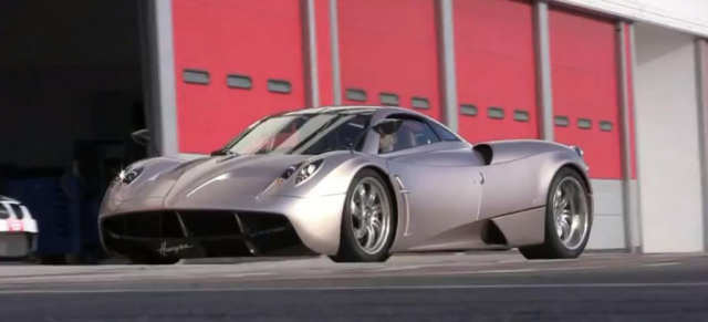 Pagani Huayra - der Italo-Racer mit AMG Motor auf der Rennnstrecke (Video): Vorsicht Pulsbeschleuniger: Der AMG gepowerte Pagani zeigt, was er kann und wie er klingt! 