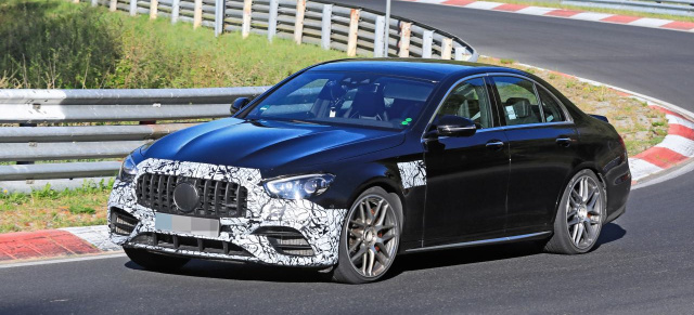 Mercedes-AMG Erlkönig erwischt: Spy Shot auf der Nordschleife: Aktuelle Bilder E63 W213 MoPf