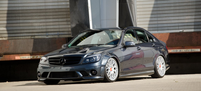 Mercedes-Benz C-Klasse: Aufsteigermodell: Aufgehender Stern: 2009er C320 wurde mit C63-AMG Parts aufgerüstet