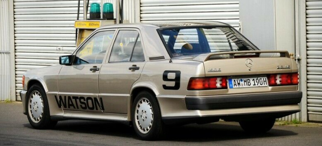 Sterne unterm Hammer: Mercedes-Benz 190E 2.3 16V von Formel-1-Fahrer John Watson