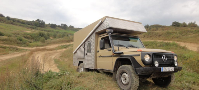 Das hat G-klappt!  Mercedes G mit Schachteldach : Exkab-Aufbau für Mercedes G