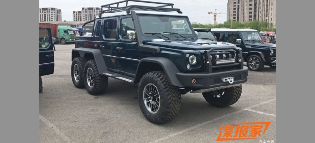 Made in China: Mercedes G63 AMG 6x6 Nachbau: Zahmes G-Tier: BAIC BJ80 6×6 feiert Premiere in Peking