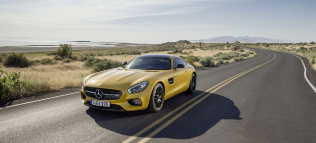 Sportereignis des Jahres: Der Mercedes-AMG GT ist da!: Das Biest ist frei gelassen - Premiere für den neuen AMG-Supersportwagen 