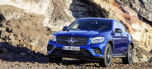 Filmfestival: Mercedes-Benz GLC Coupé: GLC Coupé: Vier Videos vom neuen Midsize Crossover mit Stern 